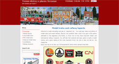 Desktop Screenshot of capotrenogio.com